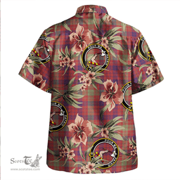 Scottish MacTier Weathered Clan Tartan Hawaiian Shirt - Tropical Old Style Scottish Plaid Tartan Plaid