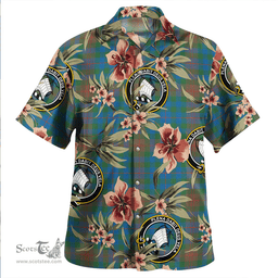 Scottish Tennant Yules Ancient Clan Tartan Hawaiian Shirt - Tropical Old Style Scottish Plaid Tartan Plaid