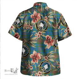 Scottish Tennant Yules Ancient Clan Tartan Hawaiian Shirt - Tropical Old Style Scottish Plaid Tartan Plaid