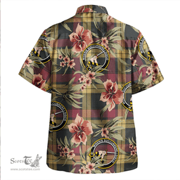 Scottish MacMillan Weathered Clan Tartan Hawaiian Shirt - Tropical Old Style Scottish Plaid Tartan Plaid