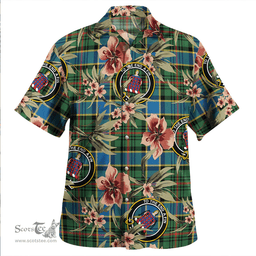 Scottish Ogilvie of Inverarity (Wilson) Ancient Clan Tartan Hawaiian Shirt - Tropical Old Style Scottish Plaid Tartan Plaid