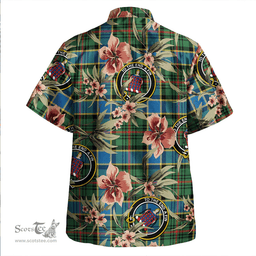 Scottish Ogilvie of Inverarity (Wilson) Ancient Clan Tartan Hawaiian Shirt - Tropical Old Style Scottish Plaid Tartan Plaid