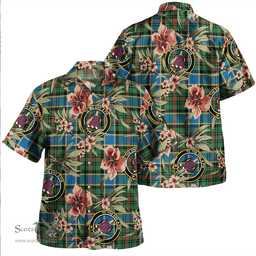 Scottish Ogilvie of Inverarity (Wilson) Ancient Clan Tartan Hawaiian Shirt - Tropical Old Style Scottish Plaid Tartan Plaid