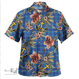 Scottish Mercer Modern Clan Tartan Hawaiian Shirt - Tropical Old Style Scottish Plaid Tartan Plaid