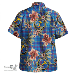 Scottish Mercer Modern Clan Tartan Hawaiian Shirt - Tropical Old Style Scottish Plaid Tartan Plaid