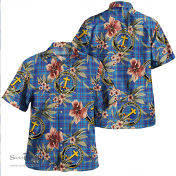 Scottish Mercer Modern Clan Tartan Hawaiian Shirt - Tropical Old Style Scottish Plaid Tartan Plaid