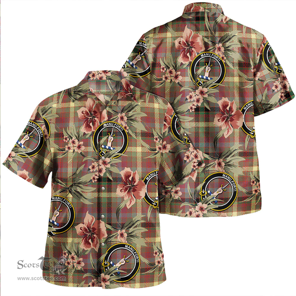 Scottish MacKay of Strathnaver Ancient Clan Tartan Hawaiian Shirt - Tropical Old Style Scottish Plaid Tartan Plaid