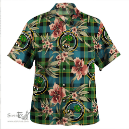 Scottish Mowat Ancient Clan Tartan Hawaiian Shirt - Tropical Old Style Scottish Plaid Tartan Plaid