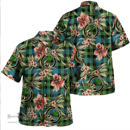 Scottish Mowat Ancient Clan Tartan Hawaiian Shirt - Tropical Old Style Scottish Plaid Tartan Plaid