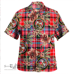 Scottish Straiton Clan Tartan Hawaiian Shirt - Tropical Old Style Scottish Plaid Tartan Plaid