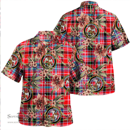 Scottish Straiton Clan Tartan Hawaiian Shirt - Tropical Old Style Scottish Plaid Tartan Plaid