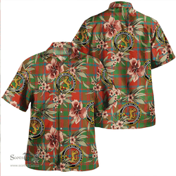 Scottish MacKintosh Ancient Clan Tartan Hawaiian Shirt - Tropical Old Style Scottish Plaid Tartan Plaid