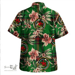 Scottish Primrose Clan Tartan Hawaiian Shirt - Tropical Old Style Scottish Plaid Tartan Plaid