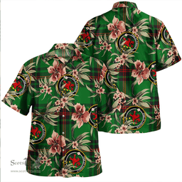Scottish Primrose Clan Tartan Hawaiian Shirt - Tropical Old Style Scottish Plaid Tartan Plaid