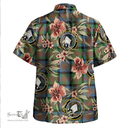 Scottish Tennant Ancient Clan Tartan Hawaiian Shirt - Tropical Old Style Scottish Plaid Tartan Plaid