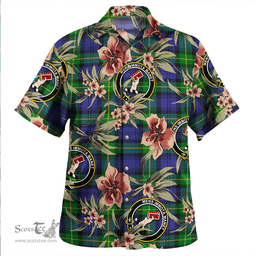 Scottish Meldrum Clan Tartan Hawaiian Shirt - Tropical Old Style Scottish Plaid Tartan Plaid