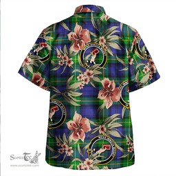 Scottish Meldrum Clan Tartan Hawaiian Shirt - Tropical Old Style Scottish Plaid Tartan Plaid