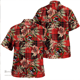 Scottish MacLeod of Raasay Modern Clan Tartan Hawaiian Shirt - Tropical Old Style Scottish Plaid Tartan Plaid