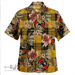 Scottish MacLeod of Lewis Ancient Clan Tartan Hawaiian Shirt - Tropical Old Style Scottish Plaid Tartan Plaid