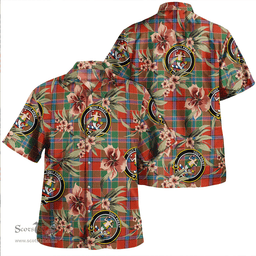 Scottish Murray of Abercairney Ancient Clan Tartan Hawaiian Shirt - Tropical Old Style Scottish Plaid Tartan Plaid