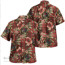 Scottish MacIan Weathered Clan Tartan Hawaiian Shirt - Tropical Old Style Scottish Plaid Tartan Plaid