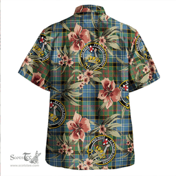 Scottish Paisley Drennan (Drennan Drennan) Ancient Clan Tartan Hawaiian Shirt - Tropical Old Style Scottish Plaid Tartan Plaid