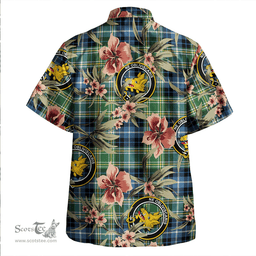 Scottish MacKellar Ancient Clan Tartan Hawaiian Shirt - Tropical Old Style Scottish Plaid Tartan Plaid