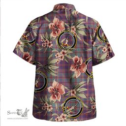 Scottish MacIntyre of Glenorchy Weathered Clan Tartan Hawaiian Shirt - Tropical Old Style Scottish Plaid Tartan Plaid