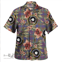 Scottish Pitcairn Hunting Weathered Clan Tartan Hawaiian Shirt - Tropical Old Style Scottish Plaid Tartan Plaid