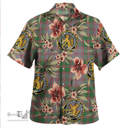 Scottish MacPherson of Glentruim Modern Clan Tartan Hawaiian Shirt - Tropical Old Style Scottish Plaid Tartan Plaid