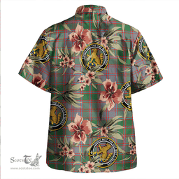 Scottish MacPherson of Glentruim Modern Clan Tartan Hawaiian Shirt - Tropical Old Style Scottish Plaid Tartan Plaid