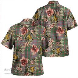 Scottish MacPherson of Glentruim Modern Clan Tartan Hawaiian Shirt - Tropical Old Style Scottish Plaid Tartan Plaid