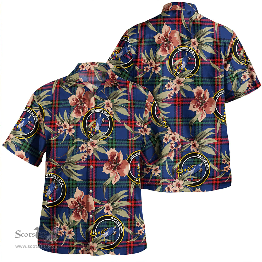 Scottish Montgomery Modern Clan Tartan Hawaiian Shirt - Tropical Old Style Scottish Plaid Tartan Plaid