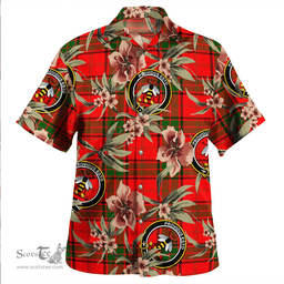 Scottish Maxtone Clan Tartan Hawaiian Shirt - Tropical Old Style Scottish Plaid Tartan Plaid