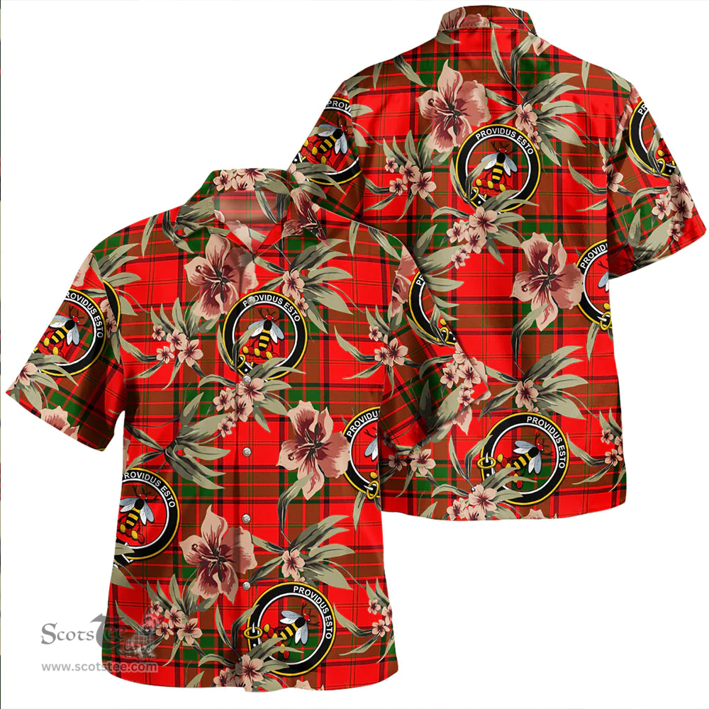 Scottish Maxtone Clan Tartan Hawaiian Shirt - Tropical Old Style Scottish Plaid Tartan Plaid