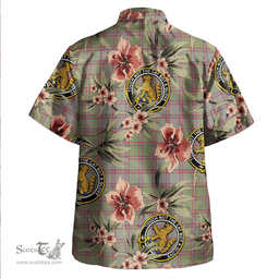 Scottish MacPherson of Glentruim Weathered Clan Tartan Hawaiian Shirt - Tropical Old Style Scottish Plaid Tartan Plaid