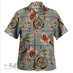 Scottish Snodgrass Weathered Clan Tartan Hawaiian Shirt - Tropical Old Style Scottish Plaid Tartan Plaid