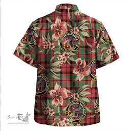 Scottish MacBean of Tomatin (MacBain of Tomatin) Ancient Clan Tartan Hawaiian Shirt - Tropical Old Style Scottish Plaid Tartan Plaid