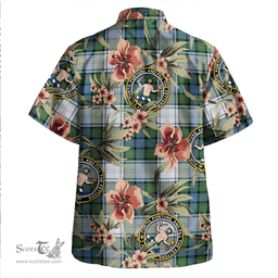 Scottish Murray of Atholl Dress (Murray Dress) Ancient Clan Tartan Hawaiian Shirt - Tropical Old Style Scottish Plaid Tartan Plaid