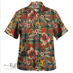 Scottish MacPherson Ancient Clan Tartan Hawaiian Shirt - Tropical Old Style Scottish Plaid Tartan Plaid