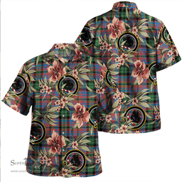 Scottish MacInroy Ancient Clan Tartan Hawaiian Shirt - Tropical Old Style Scottish Plaid Tartan Plaid