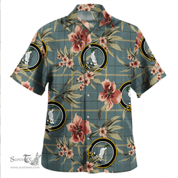Scottish Pearson Weathered Clan Tartan Hawaiian Shirt - Tropical Old Style Scottish Plaid Tartan Plaid