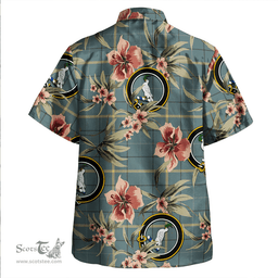 Scottish Pearson Weathered Clan Tartan Hawaiian Shirt - Tropical Old Style Scottish Plaid Tartan Plaid