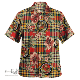 Scottish MacGill Modern Clan Tartan Hawaiian Shirt - Tropical Old Style Scottish Plaid Tartan Plaid