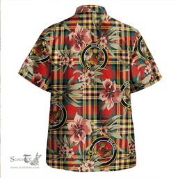 Scottish MacGill Modern Clan Tartan Hawaiian Shirt - Tropical Old Style Scottish Plaid Tartan Plaid