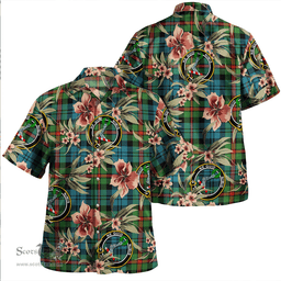 Scottish MacKinlay Ancient Clan Tartan Hawaiian Shirt - Tropical Old Style Scottish Plaid Tartan Plaid