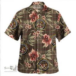 Scottish MacAulay of Lewis Weathered Clan Tartan Hawaiian Shirt - Tropical Old Style Scottish Plaid Tartan Plaid