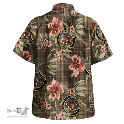 Scottish MacAulay of Lewis Weathered Clan Tartan Hawaiian Shirt - Tropical Old Style Scottish Plaid Tartan Plaid