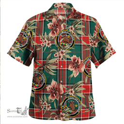 Scottish Pollock Modern Clan Tartan Hawaiian Shirt - Tropical Old Style Scottish Plaid Tartan Plaid