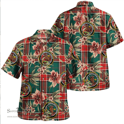 Scottish Pollock Modern Clan Tartan Hawaiian Shirt - Tropical Old Style Scottish Plaid Tartan Plaid